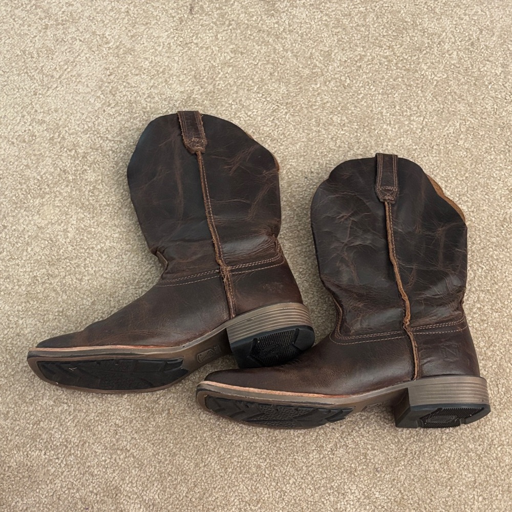 Brown Heeled Boots